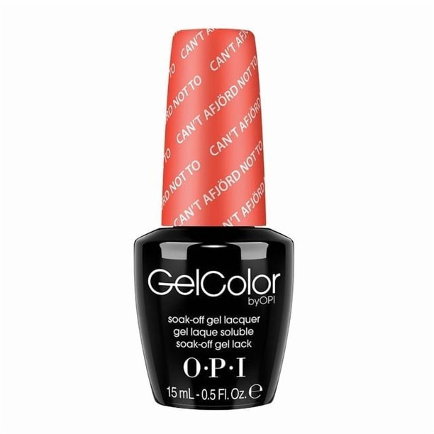 Limpieza de OPI Esmalte de uñas en gel GelColor, Can't AFjord Not To (N43), esmalte de uñas, 15 ml/0.5 fl oz