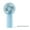 Blue, variant on 1.5V AAA Battery Operated Powerful Handheld Fan Portable Small Lightweight Makeup