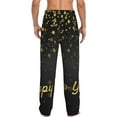 thumbnail image 7 of Salouo Happy New Year Print Pajama Pants for Men, Lounge Pants Elastic Waistband Casual Men's sleepwear Loungewear Sleep Pajama Pant -X-Large, 7 of 7