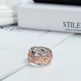 Fashion Sunflower Daisy Ring Rose Gold Color Women's Hollow Out