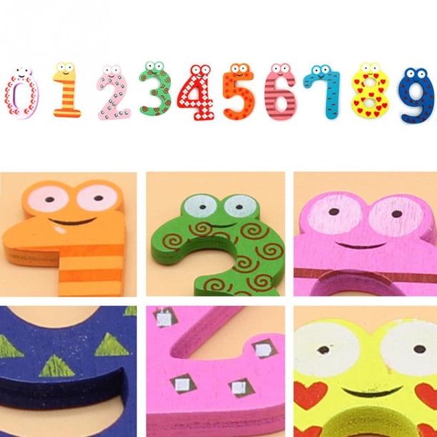Juguetes Magnéticos Educativos Con Letras Para Bebés, 10 Unidades, Letras Infantiles, Madera, Niños, Nevera, Cocina, Comedor Y Bar