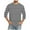 Gray, variant on yillto Big and Tall Top for Mens Striped Long Sleeve Crew Neck Tshirts Casual Pullover Regular Tee