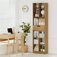 thumbnail image 4 of Costway 1 PCS 71" Bookcase with Drawer 10 Open Cubes Anti-toppling Kits for Living Room Study Natural, 4 of 10