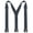 Charcoal Gray, variant on KAMBERFT Hidden Suspenders for Men, 1.5 inch Wide Work Suspenders, Heavy-Duty Y-Back Design