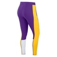 thumbnail image 3 of Women's WEAR by Erin Andrews Purple/Gold Minnesota Vikings Color-Block Leggings, 3 of 6
