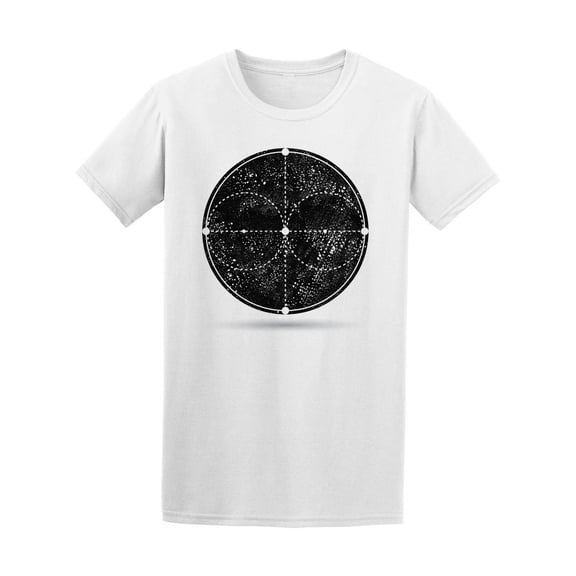 Sacred Geomety Geometric Shape Tee Men's -Image by Shutterstock