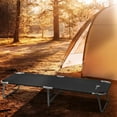 LINZJI Portable Military Fold Up Camping Bed Cot + Free Storage Bag 7 Colors