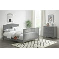 Oxford Baby North Bay 4in1 Convertible Crib, Dove Gray, GREENGUARD