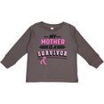 thumbnail image 3 of Inktastic My Mother is a Survivor Breast Cancer Awareness Boys or Girls Long Sleeve Toddler T-Shirt, 3 of 5