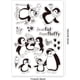 thumbnail image 2 of Sellos transparentes de pingüinos adorables, sello de silicona de pingüino de invierno, sellos transparentes de la familia de pingüinos, 2 of 9