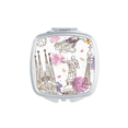thumbnail image 1 of Barcelona Cathedral Soccer Statue Spain Mirror Portable Compact Pocket Makeup Double Sided Glass, 1 of 3