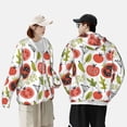 thumbnail image 6 of Kdxio Tomatoes Print Women Men Sun Protection UPF 50+ Jackets Zip Up Long Sleeve Hoodie Hiking Lightweight with Pockets, 6 of 8