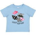 thumbnail image 3 of Inktastic Stealin' Your Heart Cute Raccoon Boys or Girls Baby T-Shirt, 3 of 5