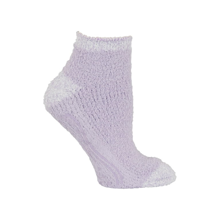 Dr. Scholl's Women's Soothing Spa Low Cut Gripper Socks, 3 Pack