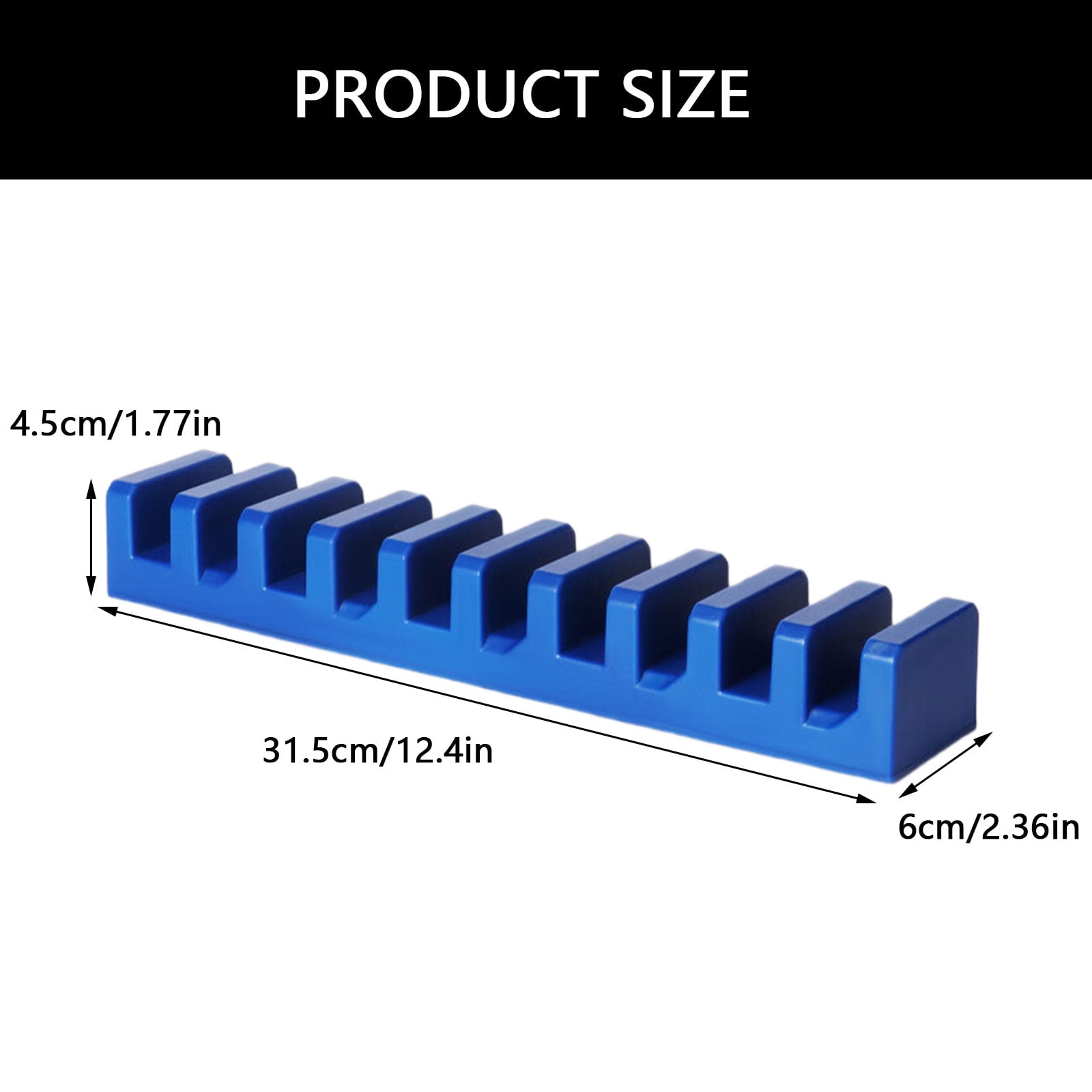 Heavy Duty Storage Rack For Garage Tools Wrench Pliers Screwdriver Wall Mounted Organizers Sturdy ABS Design