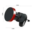 thumbnail image 2 of LSLJS Car Outlet Magnetic Suction Car Bracket Aluminum Alloy Car Navigation Phone Holder Hook Strong Magnetic Phone, Car Accessories, 2 of 8