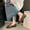 Black, variant on Women's Flats Shoes Women's Vintage French Low-Cut Flats With Soft Sole Loafer Shoes for Women