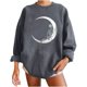 thumbnail image 4 of Pntutb - Sudadera de forro polar de manga larga con cuello redondo y estampado de calavera para mujer Pntutb Pntutb-5281, 4 of 5