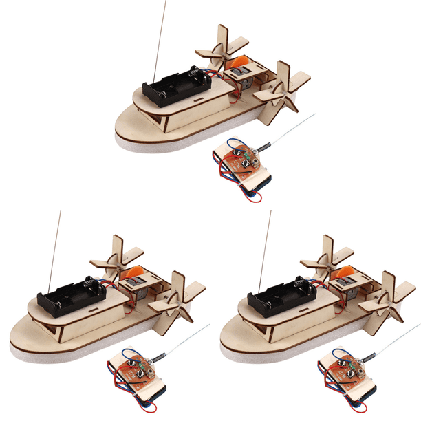 DIY Paleta Modelo Barco Estudiantes Control Remoto Ensamblaje