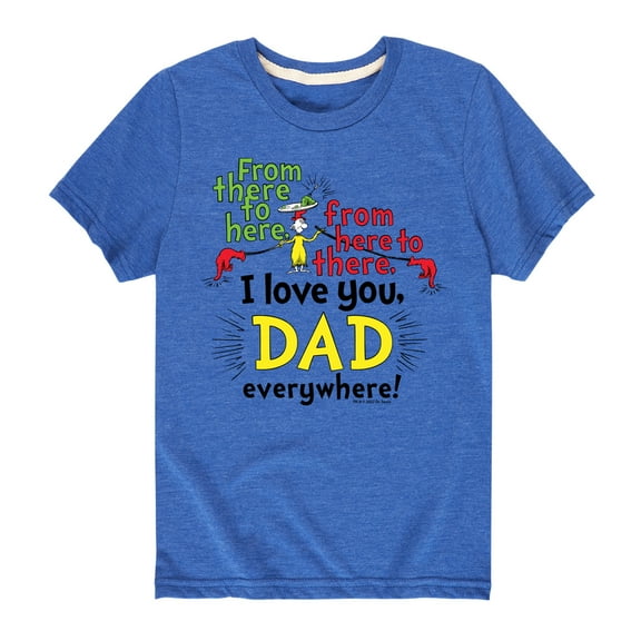 Green Eggs and Ham Fathers Day - Love You Dad Everywhere - Toddler And Youth Short Sleeve Graphic T-Shirt