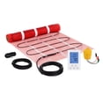 thumbnail image 1 of VEVOR Floor Heating Mat, 10 Sq.ft, Electric Radiant In-Floor Heated Warm System with Digital Floor Sensing Thermostat, Includes Installation Monitor, Adhesive Back for Easy Installation on The Floor, 1 of 9