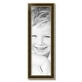 thumbnail image 2 of ArtToFrames 8" x 27" Black Panel With Gold Lip Picture Frame, 8x27 inch Multi Wood Poster Frame (WOM-5092),  Pack, 2 of 7