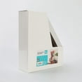 thumbnail image 2 of Pen + Gear Desk Organization Magazine Holder, White, 2 of 6
