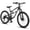 Black, variant on 26 Inch Mountain Bike Dual Suspension, 21-Speed Mountain Bicycle with Dual Disc Brakes, Steel Frame MTB Bike for Outdoor Trail Commuter, Black