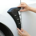 thumbnail image 4 of Coconut Ok Carbon Black Car Fender Side Vents Air Flow Intake Hole Grille Sticker Cover,Black, 4 of 8