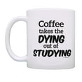 thumbnail image 2 of ThisWear Sarcasm Mug Set Coffee Takes the Dying Out of Studying Mug 11 ounce 2 Pack Coffee Mugs, 2 of 4