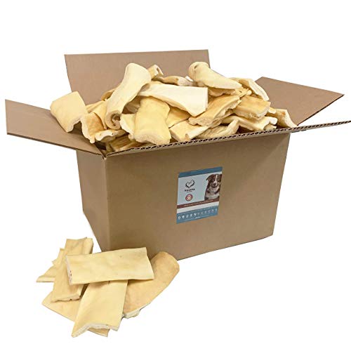 6" Beef Cheek Strips Safe Rawhide Alternative Dog Chew