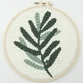 thumbnail image 1 of Punch Needle Kit, Widely  Decorative Embroidery Starter Kit 7.9in Hoop  For Handicraft, 1 of 8