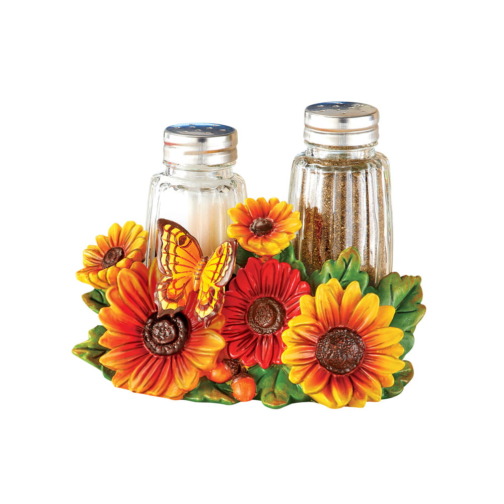 Cheerful Sunflower Kitchen Dcor Salt And Pepper Shaker Accessory