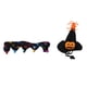 thumbnail image 1 of Sombrero de calabaza de Halloween para mascotas, sombrero y collar ajustables, disfraz de fiesta navideña para perros y gatos, esqueleto, 1 of 14