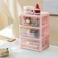 thumbnail image 4 of GFHFHITJ Desk Organizer with 4 Drawers, Makeup Organizer, Plastic Sundries Storage, Vanity Organizer, Cosmetic Desk Storage Box, Bathroom Counter Or Dresser, 4 of 8