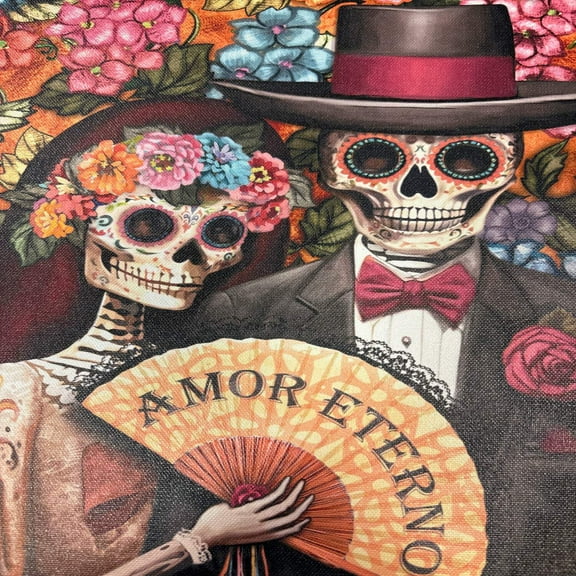 Ashlands Dia De Los Muertos Wall Décor 12” x 12” x 1”