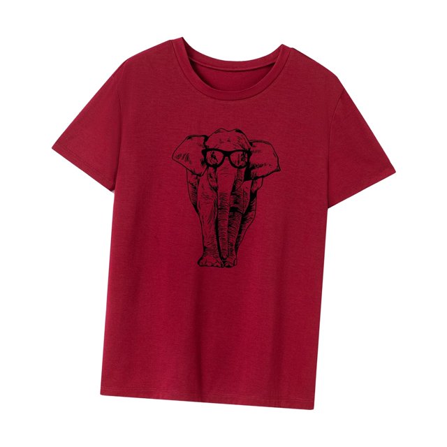 Camiseta de mujer de manga corta Tops ropa de moda suave básica camisetas cuello redondo Tops para vacaciones uso diario caminar compras SG