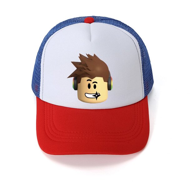 Gorra de béisbol bidimensional con visera para hombre y mujer, gorro con visera, el mejor regalo, juego ROBLOX de dibujos animados