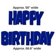 thumbnail image 4 of VictoryStore Reflex Blue EZ Happy Birthday Display, Blue Easy Setup Birthday Decorations, 19861, 4 of 9