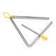 thumbnail image 4 of Campana de triángulo Triángulo de campana triangular de 6 pulgadas con mazo de metal. idiófono. percusión de acero. niños pequeños. ritmo de aprendizaje. educación temprana. instrumento musical. percu Maboto  Campana de triángulo, 4 of 6