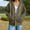Dark Green, variant on Daolelai Women's Casual Long-Sleeved Hooded Solid Color Casual Sweatshirt
