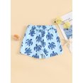 thumbnail image 4 of Bagilaanoe Little Boys Swim Trunks Toddler Elastic Waist Print Summer Swim Shorts 2T 3T 4T 5T 6T Kids Beachwear Swimsuit, 4 of 7