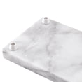 thumbnail image 4 of Marble Cheese Slicer & Serving Tray, 8” x 5”, Gray Marble with Steel Arm, 4 of 6