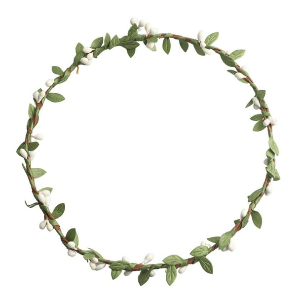 Diadema forma forma forma Tela de flores Banda para el cabello Playa Verano fotográfico Accesorios para vestidos Blanco Macarena Guirnalda de la frente de la boda
