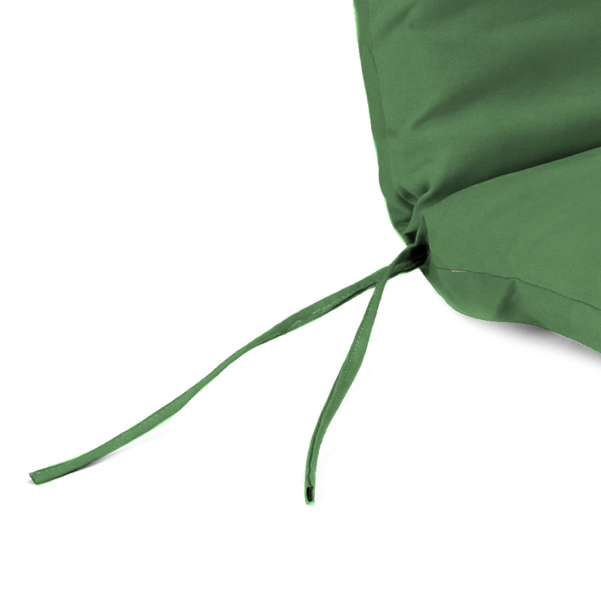 Jordan Manufacturing 75.5" x 22" Canvas Cucumber Green Solid Rectangular Outdoor Chaise Lounge Cushion with Ties