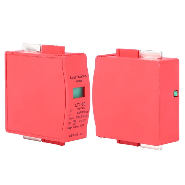 Dispositif Anti-Surtension 3 Pcs, Dispositif de Protection contre les Surtensions, pour Système Électrique 40KA,65KA,80KA