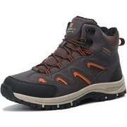 Arrigo Bello Mens Hiking Outdoor Shoes Winter Trekking Boots Brown Size 9.5