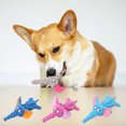 thumbnail image 3 of CSChome Jouet pour Animaux de Compagnie Jouet pour Chien - Peluche Interactive Résistante aux Morsures, Forme d'Éléphant de Dessin Animé, Jouet Qui Couine, Fournitures pour Animaux, 3 of 7