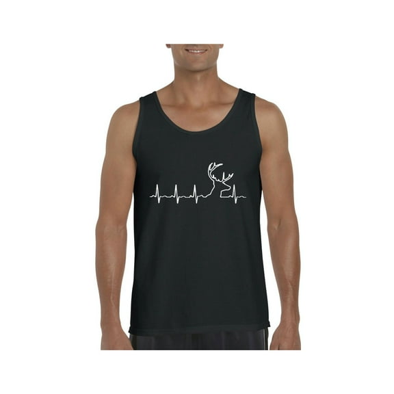 Men's Tank Top for Men - Heartbeat Hunting