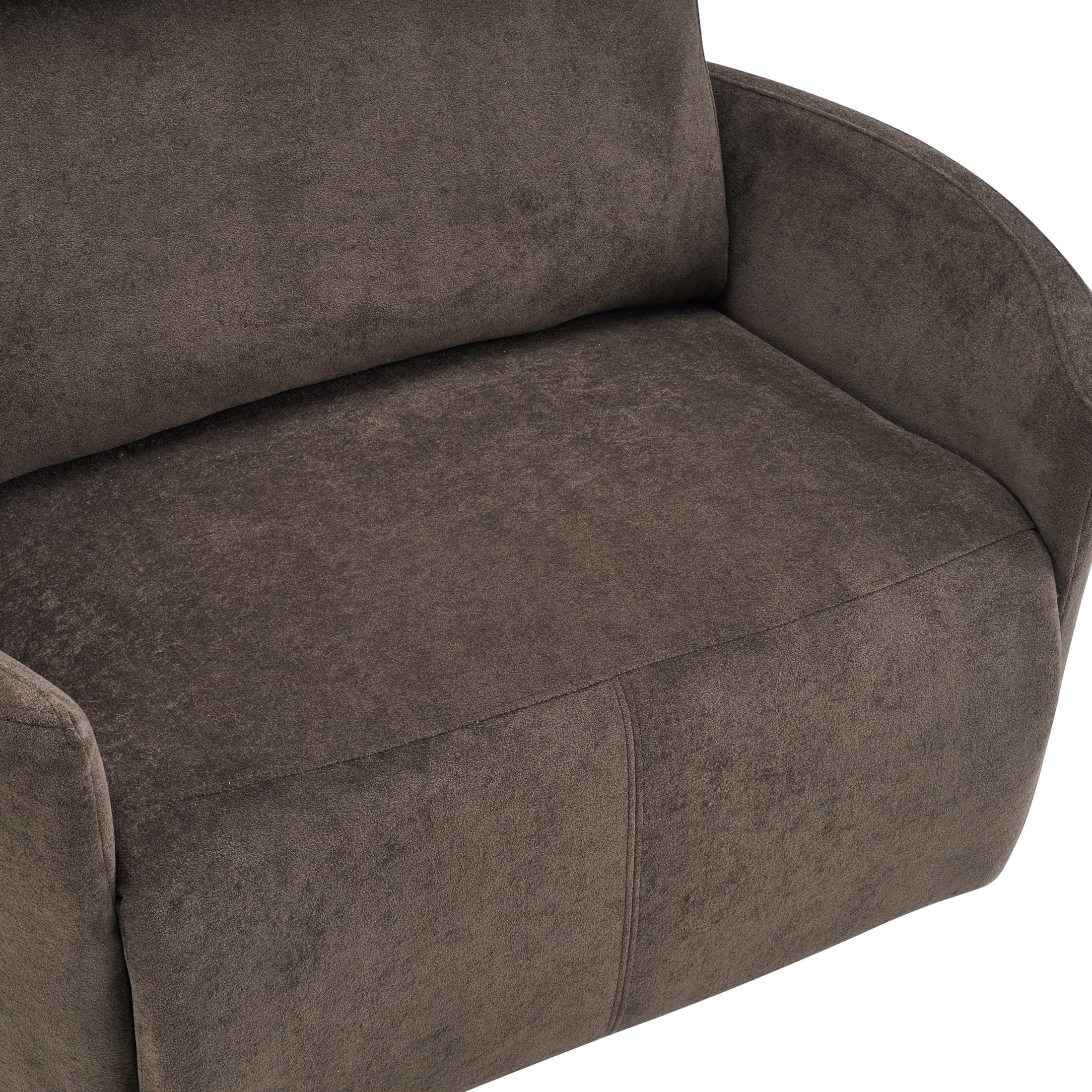 Christopher Knight Home Modern Oversized Manual Recliner Chair with Adjustable Headrest and Pillows, Brown
